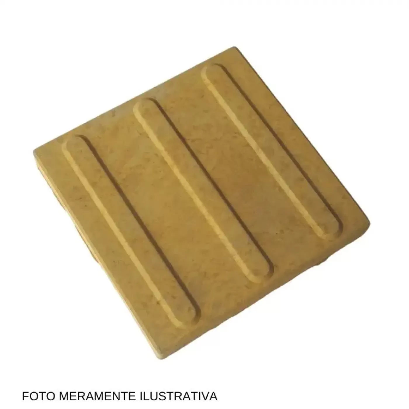 Piso Tátil Direcional Amarelo